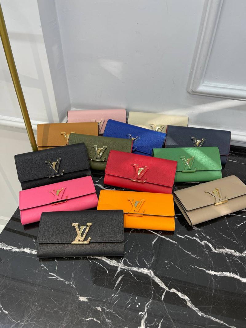 Louis Vuitton Capucines Geldbörse – 1:1 Replika aus Taurillon Leder