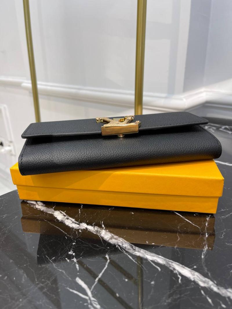 Louis Vuitton Capucines Geldbörse – 1:1 Replika aus Taurillon Leder